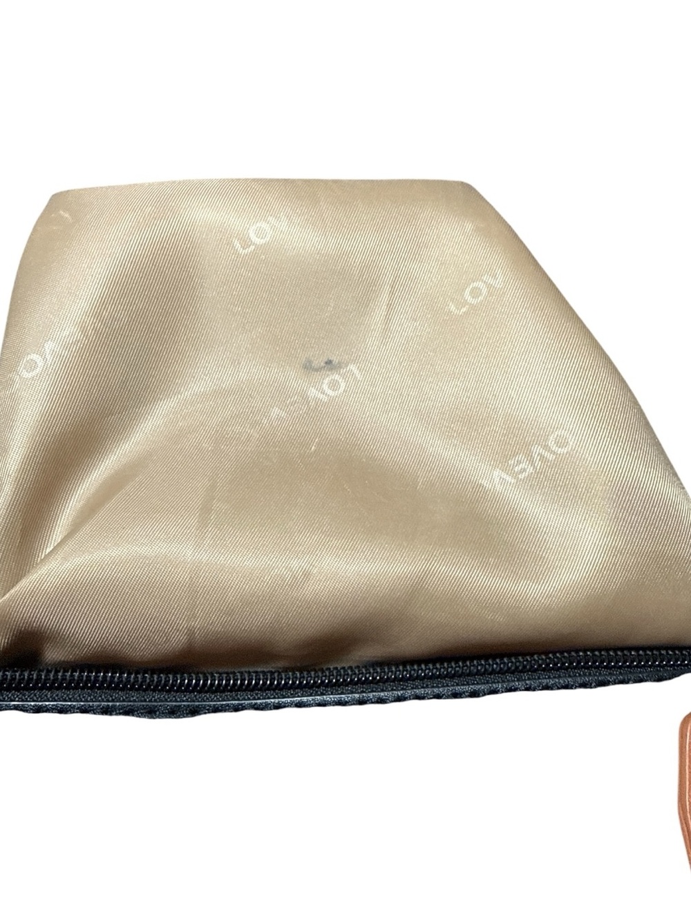 Lovevook Black & Beige Laptop bag with Brown Handles - Picture 10 of 13